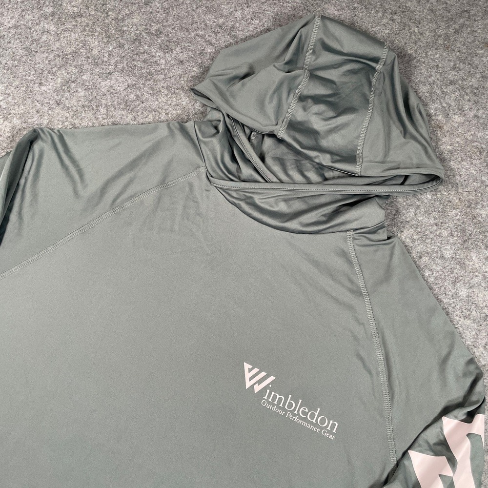 Wimbledon Outdoor Performance Gear Mens Shirt XL Sage Green performance fabric